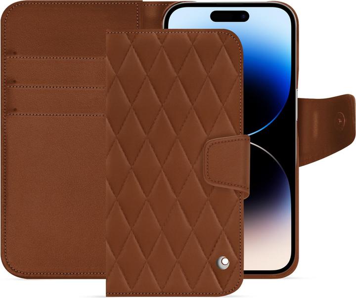 Actual product image Noreve Apple iPhone 15 Pro leather case (Apple iPhone 15 Pro)
