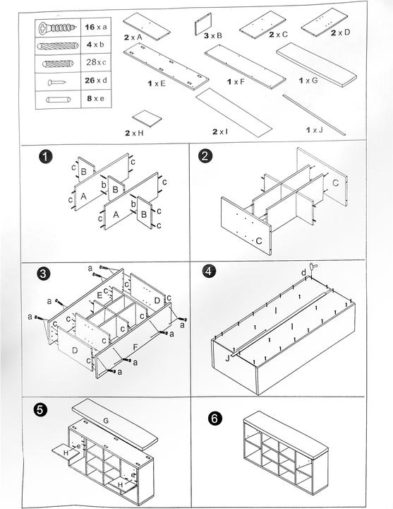 Produktbild HTI-Living Michaela (104 x 48 x 30 cm)