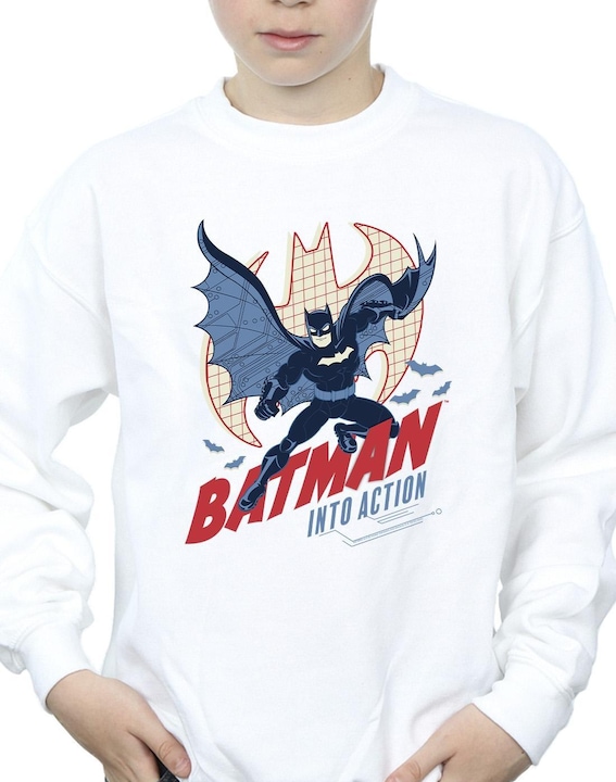 Actual product image Boys Batman Into Action Sweatshirt (116)