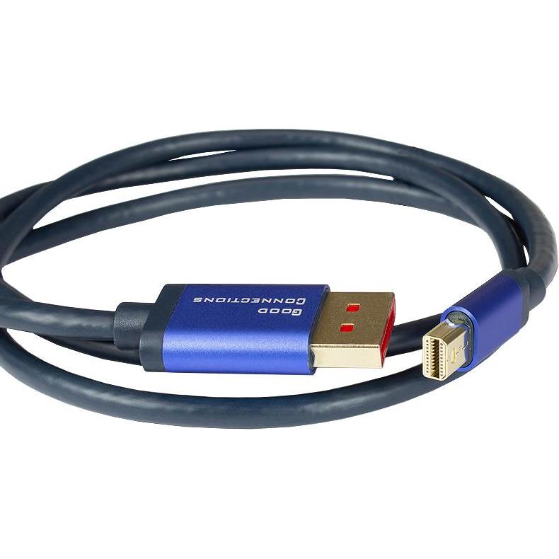 Thumbnail - Good Connections GC 4824-SF010B DP1.4 Stecker auf Mini DP 1.4 Flex 8Ka60 Hz 1.0 m (1 m, DisplayPort), Video Kabel