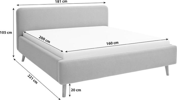 Produktbild Meise Möbel Mattis (160 x 200 cm)
