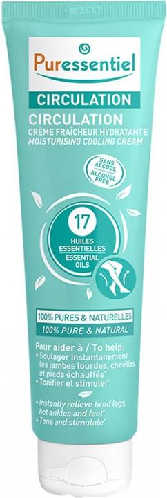 Actual product image Puressentiel Circulation Moisturising Cream with 17 Essential Oils 100ml (Body cream, 100 ml)