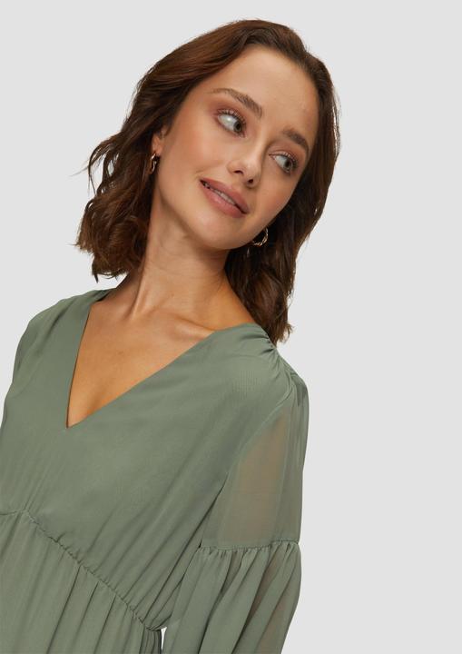 Image du produit s.Oliver Kleid Langes Chiffonkleid im Boho-Stil (36)