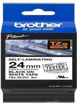 Actual product image Brother TZe-SL251 (2.40 cm, White)