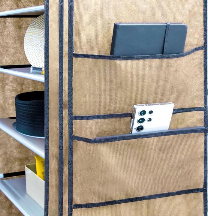 Actual product image Intirilife Faltbarer Stoffschrank (58.28 x 28 x 170 cm)