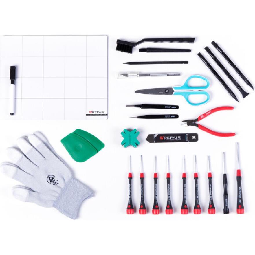 Wrepair 27-teiliges Toolset Advanced, PC Komponenten Werkzeug