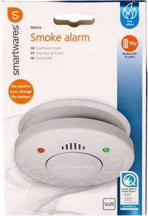 Actual product image Smartwares RM520 smoke detector