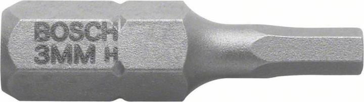 Actual product image Bosch Professional Zubehör Screwdriver bit extra-hard HEX 4, 25 mm, pack of 3 (HEX4)