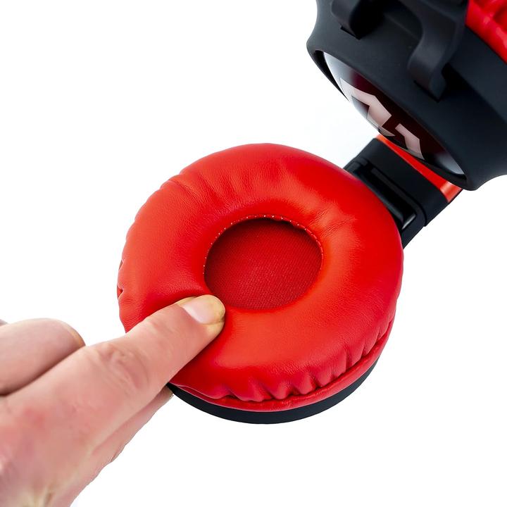 Produktbild PowerLocus Buddy Bluetooth-Kinderkopfhörer black/red