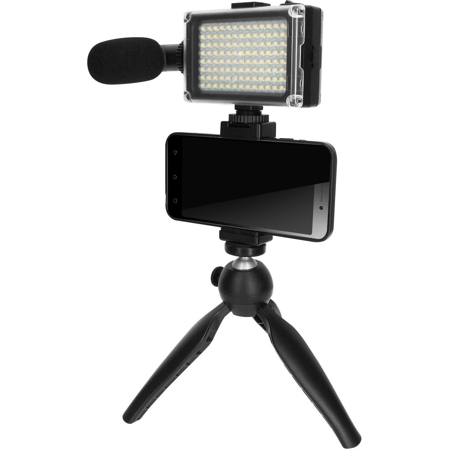 Puluz Vlogging-Set, Stativ, Schwarz