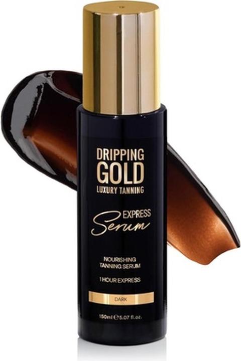 Produktbild Sosu Dripping Gold - Express Tanning Serum 150 ml - Shade: Dark (Selbstbräunungsserum, 150 ml)