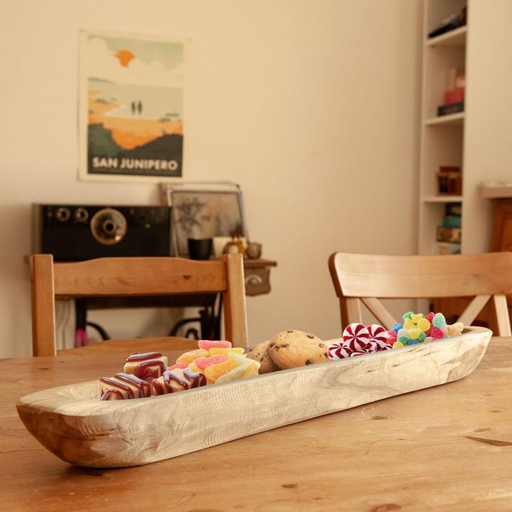 Produktbild Natura Punto Servierschale Teakholz länglich