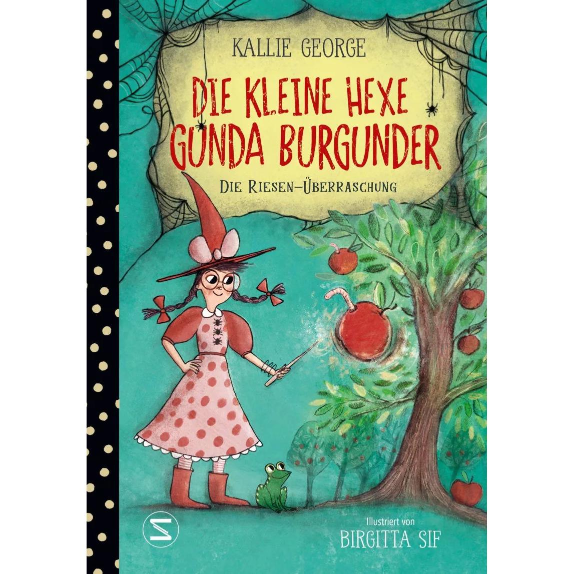 Thumbnail - Die kleine Hexe Gunda Burgunder. Die Riesen-Überraschung, Kinderbücher von Kallie George