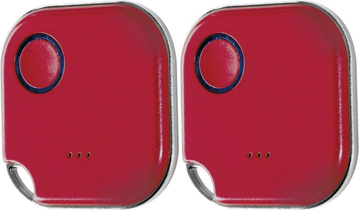 Shelly Bluetooth Schalter u. Dimmer, Blu Button1, Plug&Play, rot, 2er Set