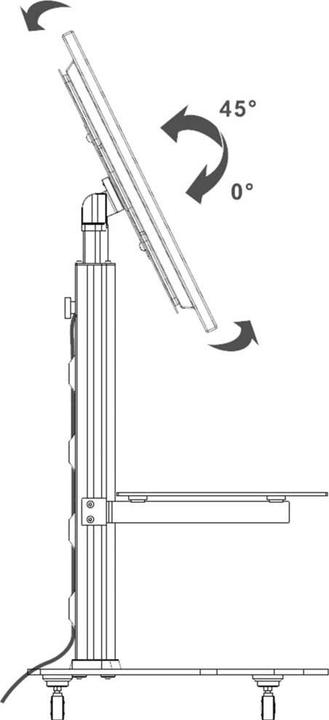 Produktbild SpeaKa Professional TV-Rollwagen 81,3 cm (32) - 13 (40 kg, 32.01")