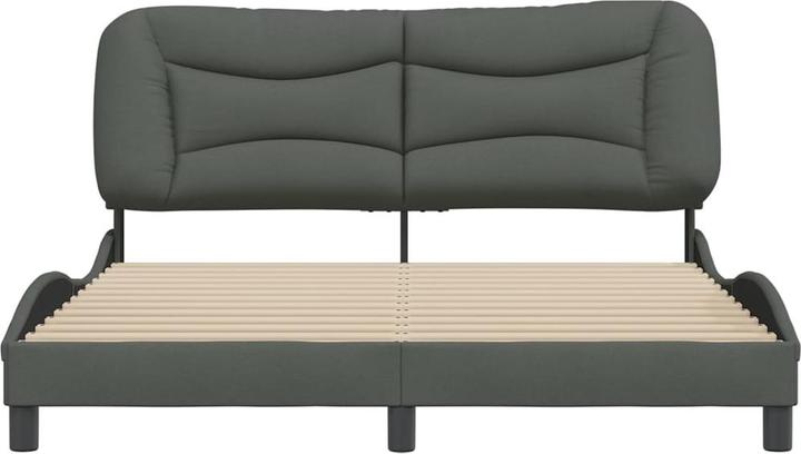 Produktbild vidaXL Bettgestell mit Kopfteil Stoff (160 x 200 cm)
