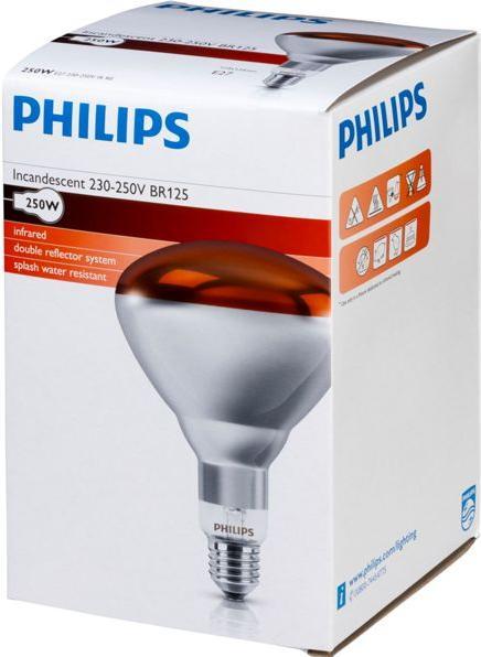 Actual product image Philips Infrared lamp BR125 (250 W)