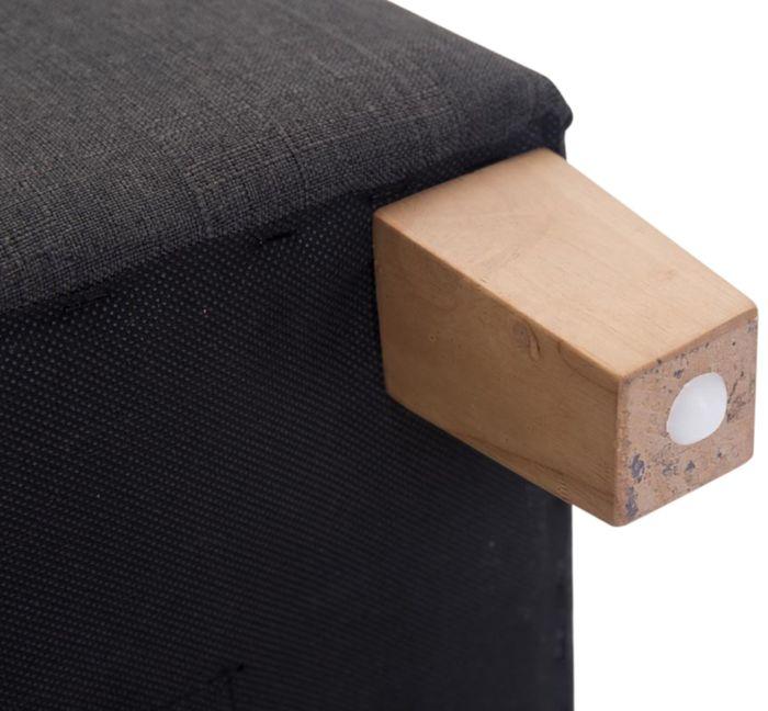 Produktbild Swisshandel24 2er Set Sitzhocker Pharao, antik-hell, dunkelgrau