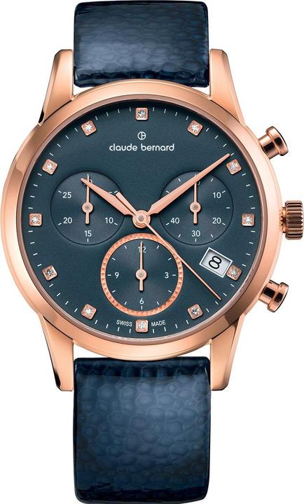 Immagine prodotto Claude Bernard 10231-37R-BUIPR1 Damenuhr Classic Chronograph 35mm 5ATM