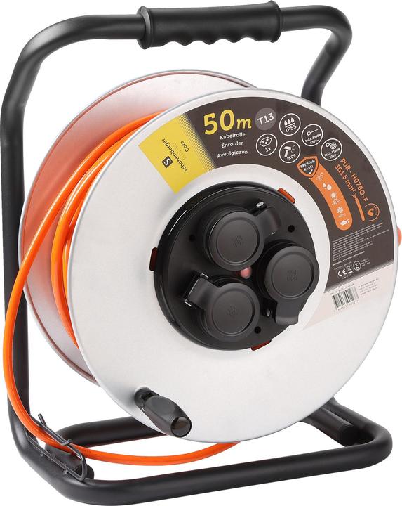 Produktbild Schönenberger Kabelrolle Metall T13 IP55 50m (50 m, 1.50 mm²)