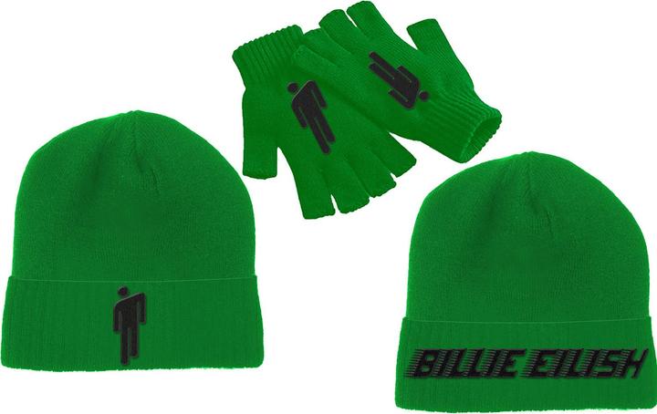 Actual product image Universal Textiles Unisex Adult Blohsh Logo Beanie & Gloves Set