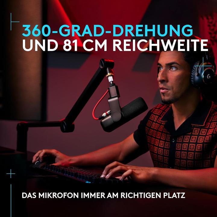 Produktbild Logitech G Compass Premium Broadcast Boom Arm