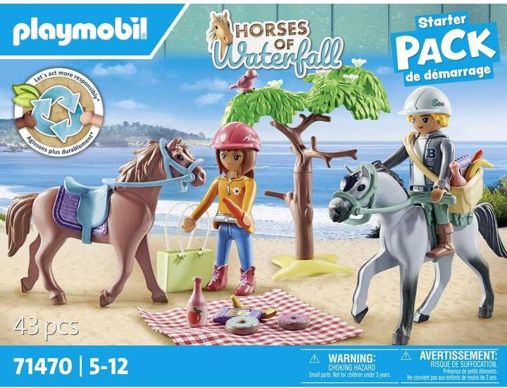 Productafbeelding Playmobil Reitausflug an den Strand mit Amelia und Ben (71470)