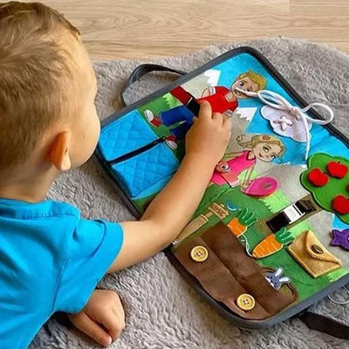 Produktbild Activity Board Stoffbuch baby, Weiches Buch, Kinderbuch- Bauernhof