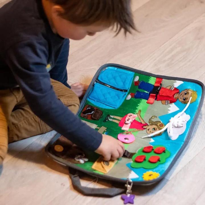 Produktbild Activity Board Stoffbuch baby, Weiches Buch, Kinderbuch- Bauernhof