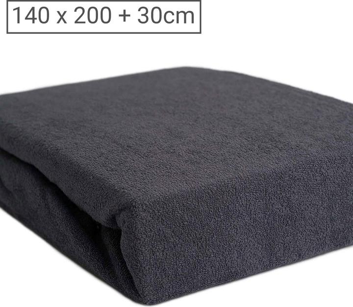 Casativo Luxus Frottee Fixleintuch Doppelbett (140 x 200 cm)