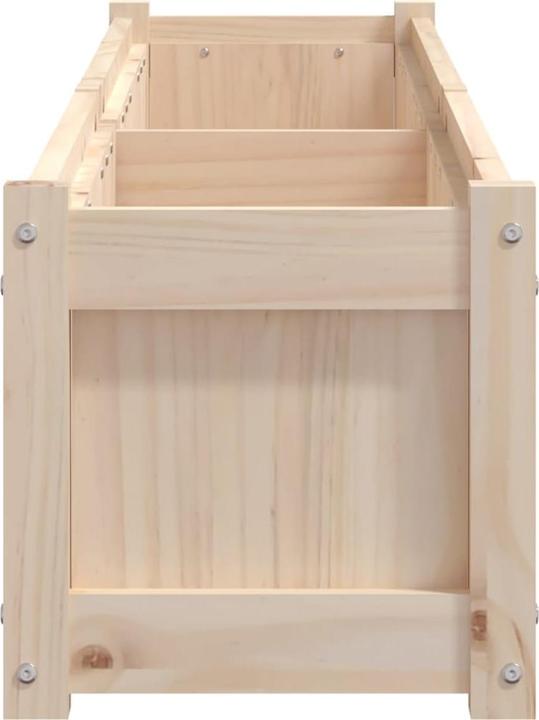 Actual product image vidaXL Planter 2 pcs. Solid pine wood,Material: Solid pine wood