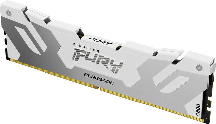 Image du produit Kingston 32Go 6400MT/s DDR5 CL32 DIMM FURY Renegade White XMP (1 x 32GB, 6400 MHz, RAM DDR5, DIMM)
