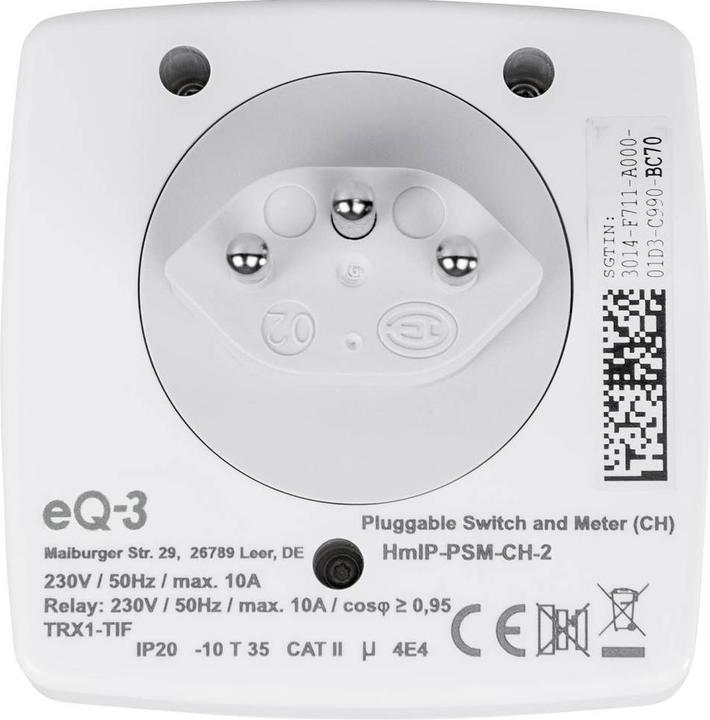 Produktbild Homematic IP Schalt- und Messsteckdose