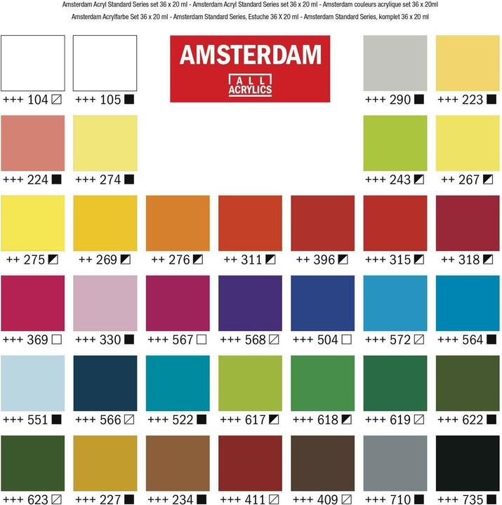 Produktbild Amsterdam Starter Set (Mehrfarbig, 720 ml)