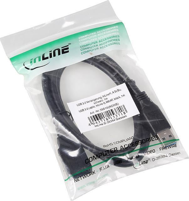 Produktbild InLine USB A – USB A (1 m, USB 3.2)