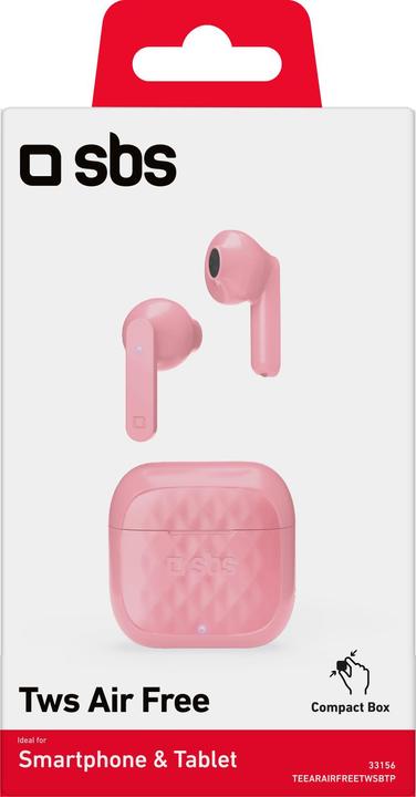 Actual product image SBS Air Free - TWS wireless earphones with 250 mAh charging case (3.50 h, Wireless)