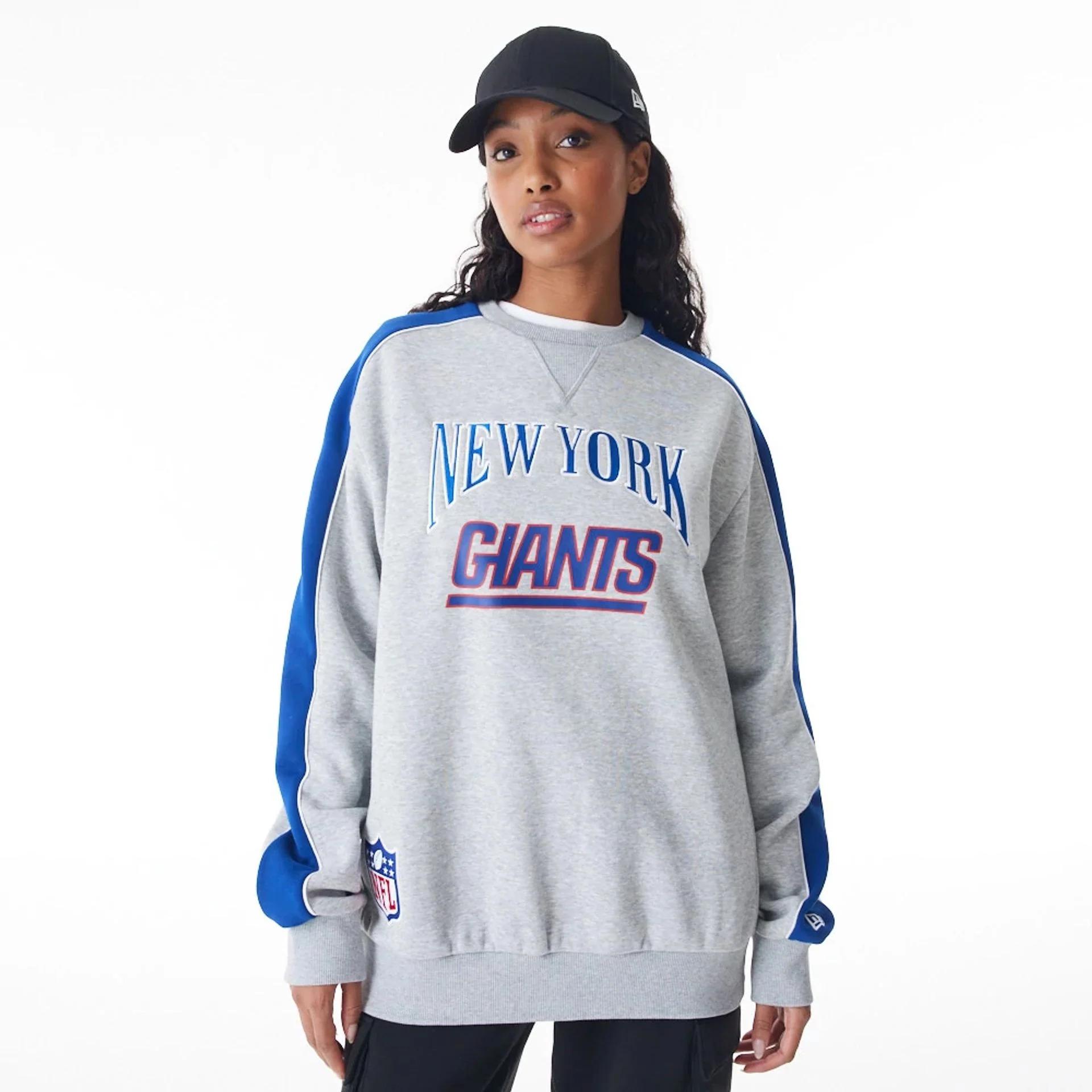 New Era, Herren, Pullover, pullover new york giant nfl graphic, Grau, (S)