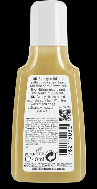 Immagine prodotto Rausch Shampoo Nutriente Uovo e Olio (n) 40 ml (40 ml, Shampoo liquido)