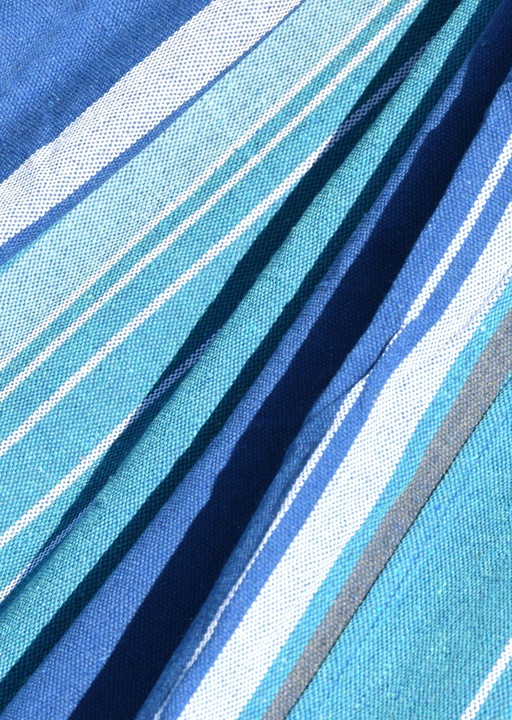 Produktbild Cattara Hammock Textil - blue-white 200 x 100 cm (120 kg)