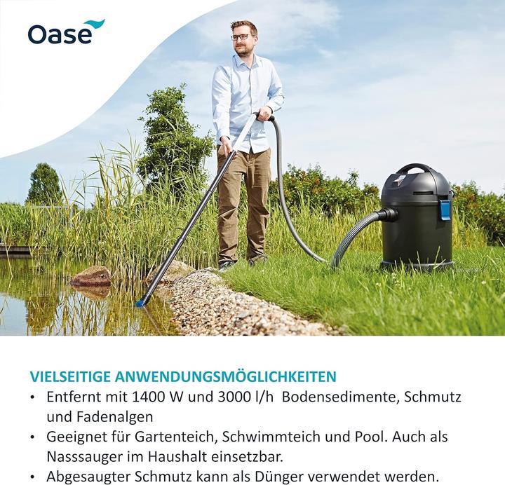 Actual product image Oase Pond sludge vacuum cleaner 27 l Pondov