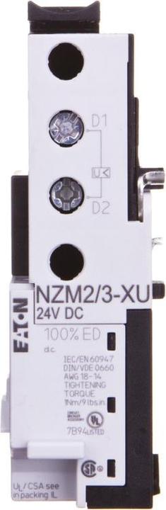 Produktbild Eaton Electric GmbH Unterspannungsauslöser NZM2/3-XU24DC