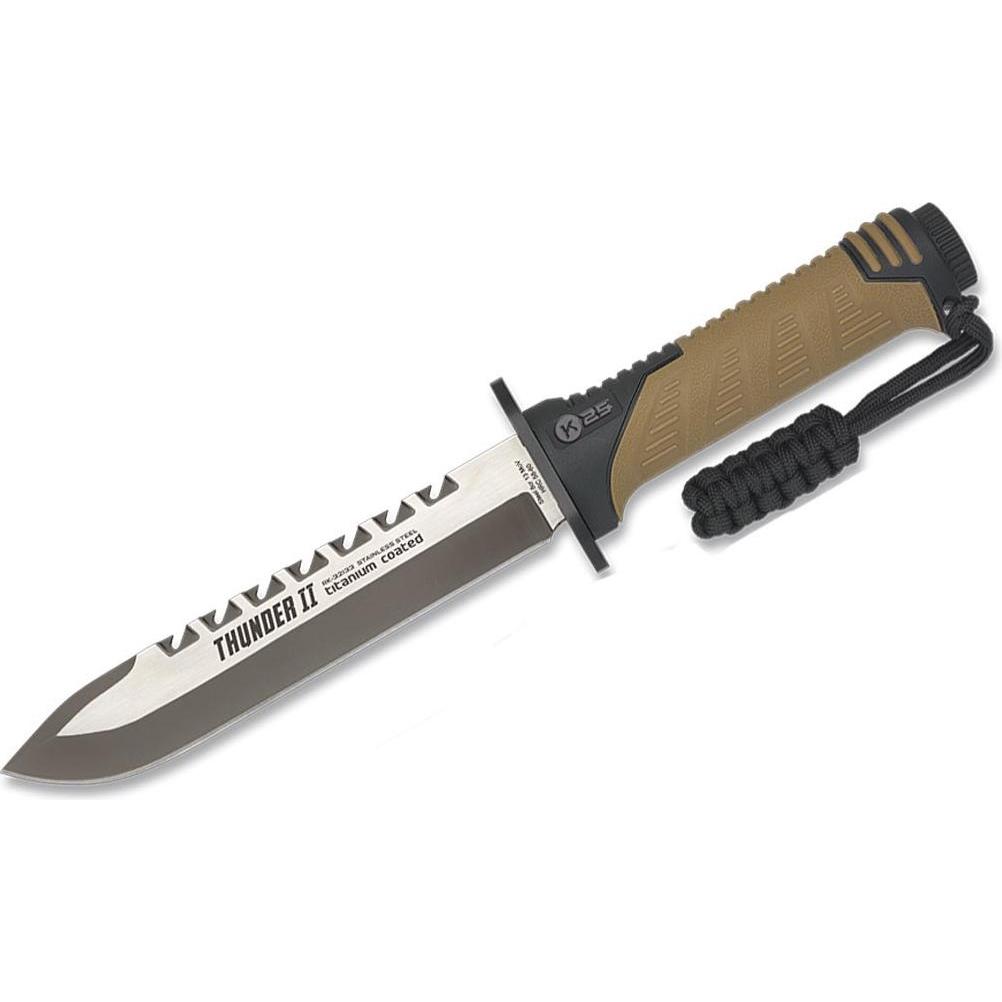 K25, Mehrzweckmesser, Messer 32133 Thunder II Beige universal (17 cm)