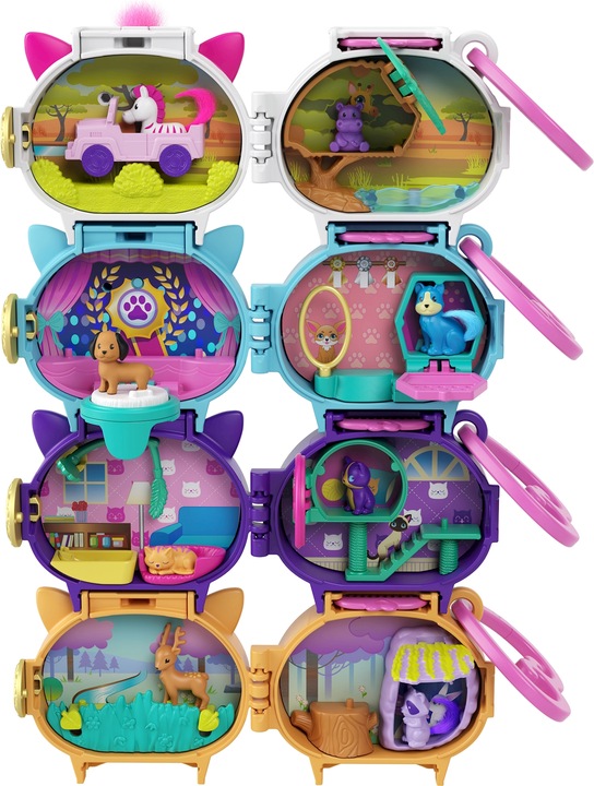 Produktbild Polly Pocket Steckspass Tiere
