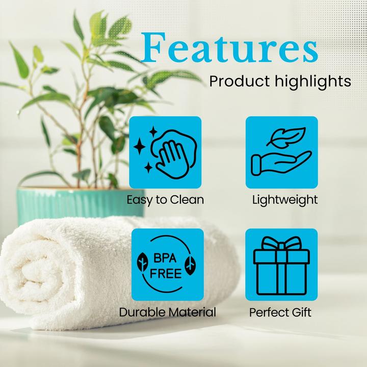 Actual product image Intirilife Badezimmer Zubehör Set inkl. Zahnputzbecher Seifenschale Seifenspender Toilettenbürste