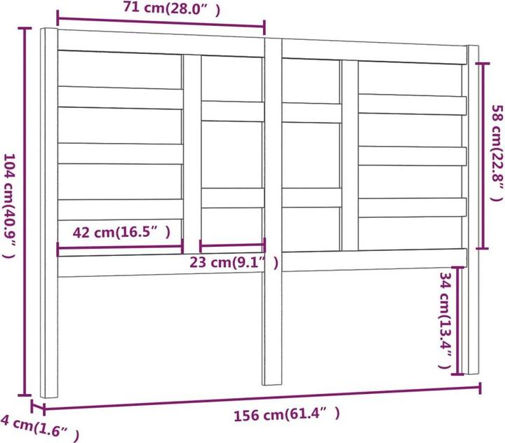 Immagine prodotto VidaXL Edan (156 x 4 x 104 cm)