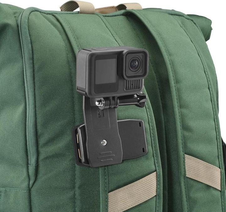 Actual product image Hama Klemhouder For Actioncam 360 Rotatable Clip For Backpack Fiets