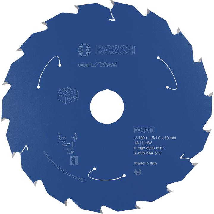 Immagine prodotto Bosch Professional Zubehör Lama per sega circolare per seghe a batteria Expert for Wood