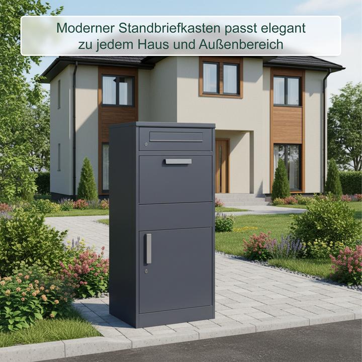 Actual product image Relaxdays mailbox