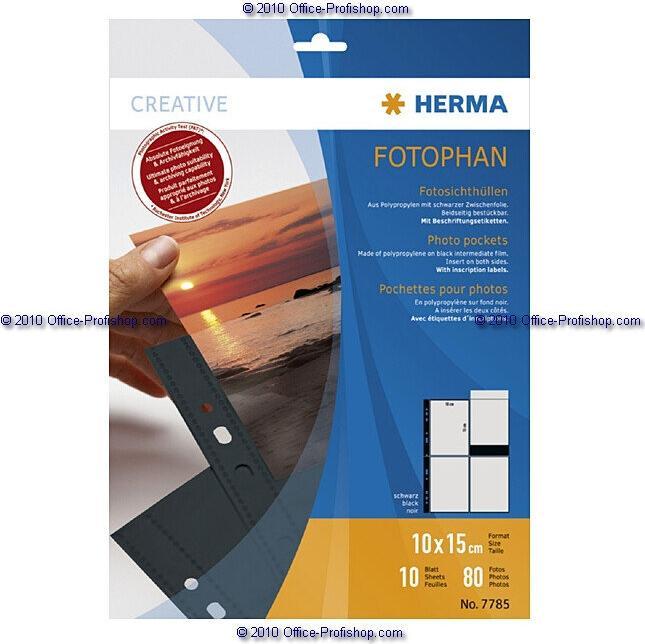 Produktbild HERMA Foto Hüllen (23 x 31 cm, 10x)