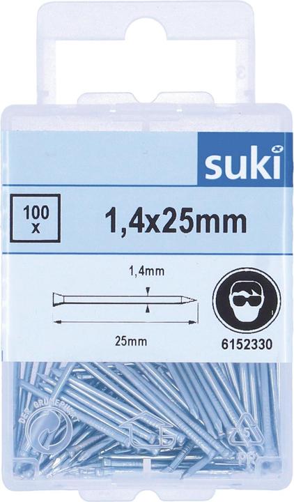 Produktbild Suki Leistenstifte 1.4x25mm (100 Stk., 25 mm)